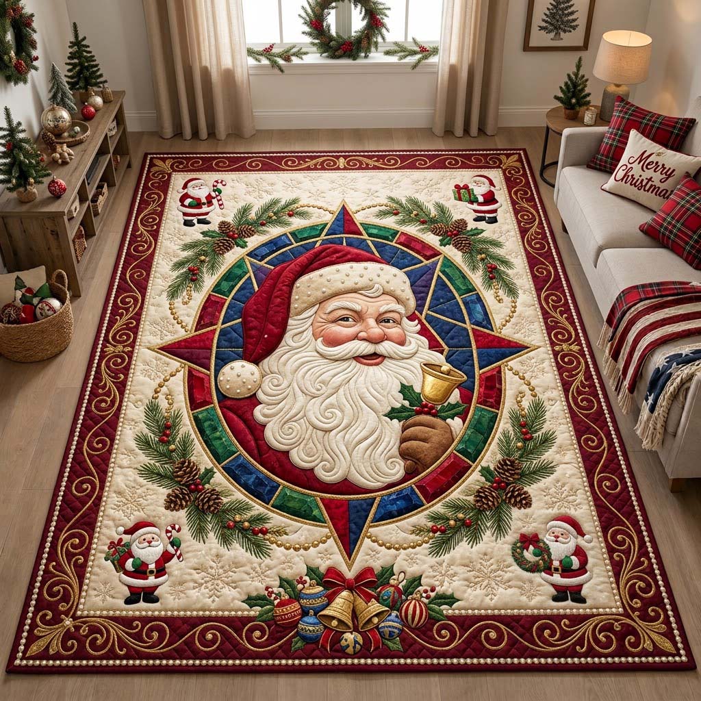Design 1935 area rug in a living room