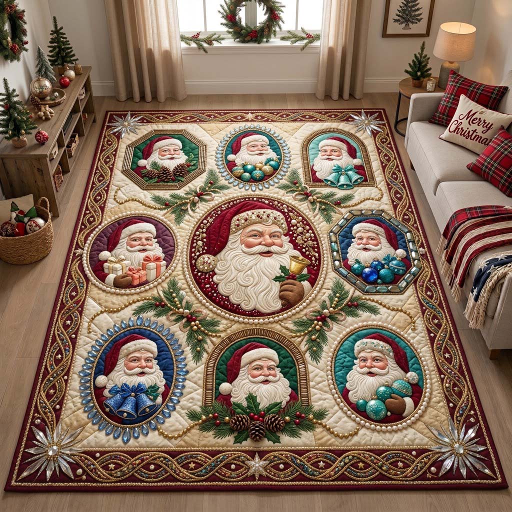 Design 1940 area rug in a living room