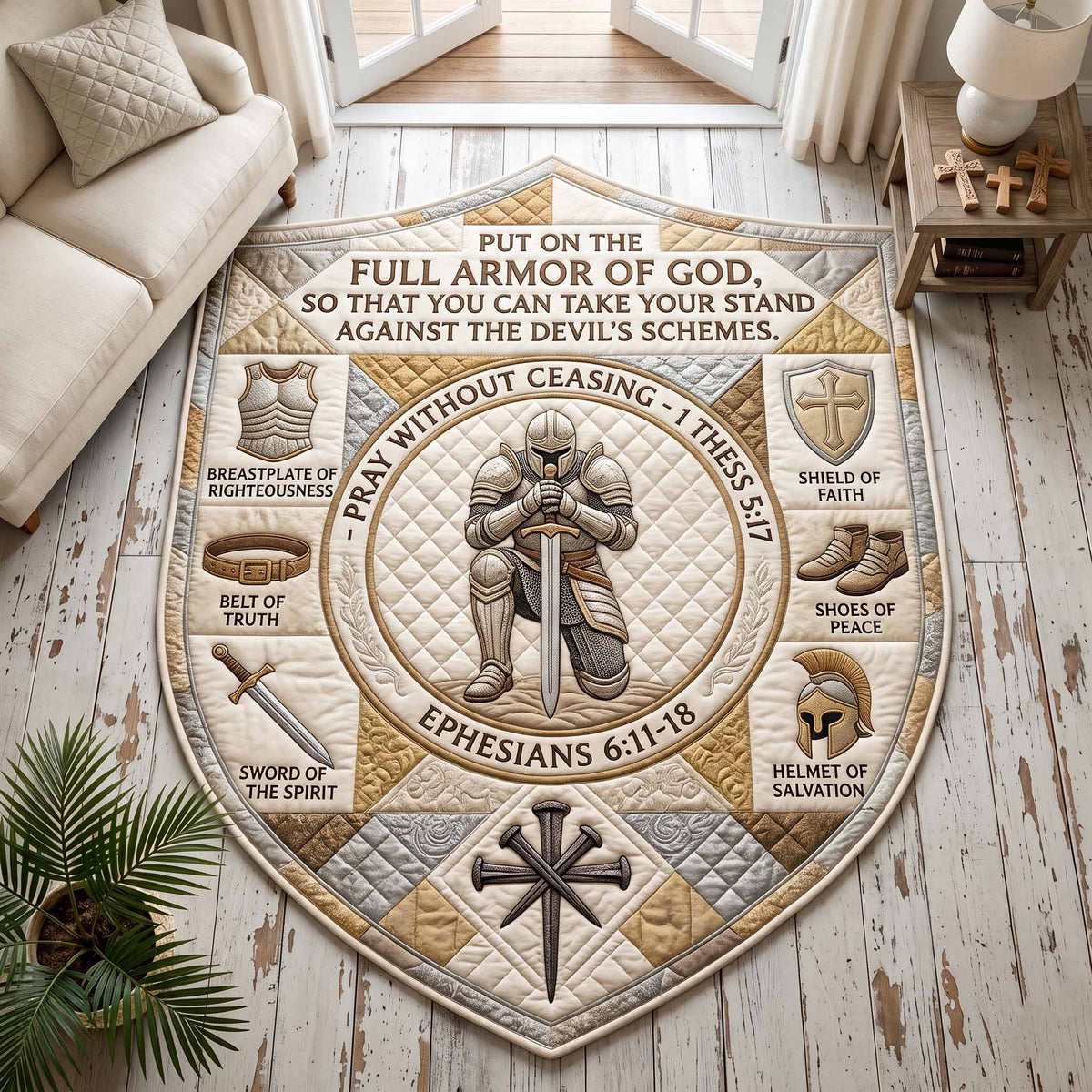 Design 20077 Custom Shape Area Rug - Nature Design | Die-Cut Non-Slip Rug - washable non-slip printed rug