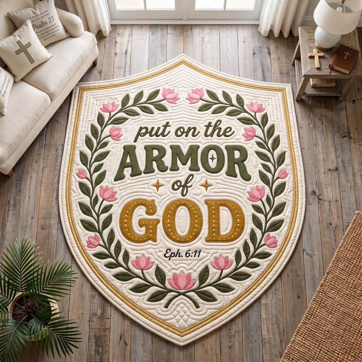 Design 20081 Custom Shape Area Rug - Nature Design | Die-Cut Non-Slip Rug - washable non-slip printed rug