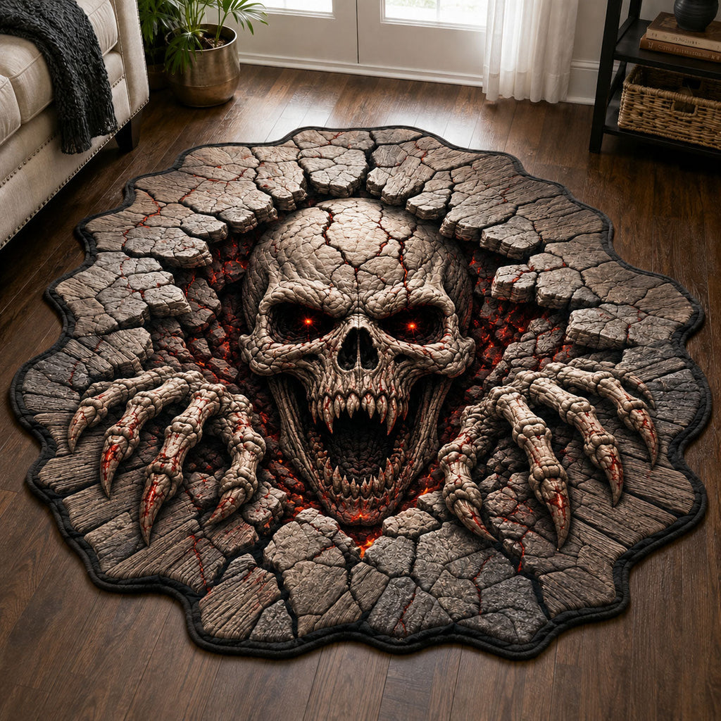Design 2033 Custom Shape Area Rug - Nature Design | Die-Cut Non-Slip Rug - washable non-slip printed rug
