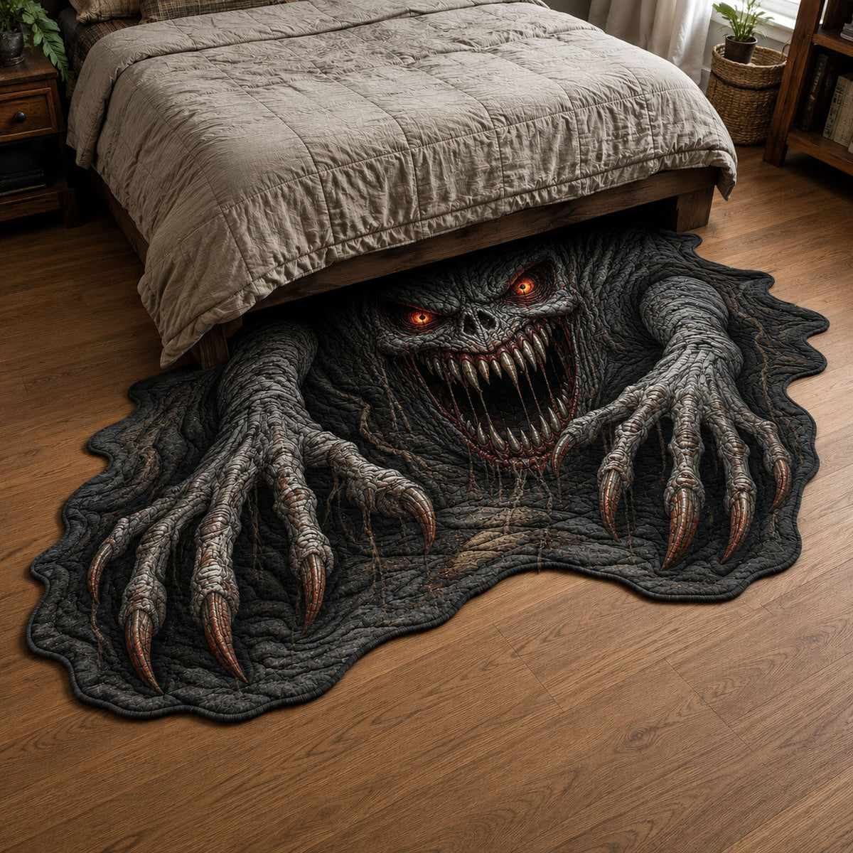 Design 2036 Custom Shape Area Rug - Nature Design | Die-Cut Non-Slip Rug - washable non-slip printed rug