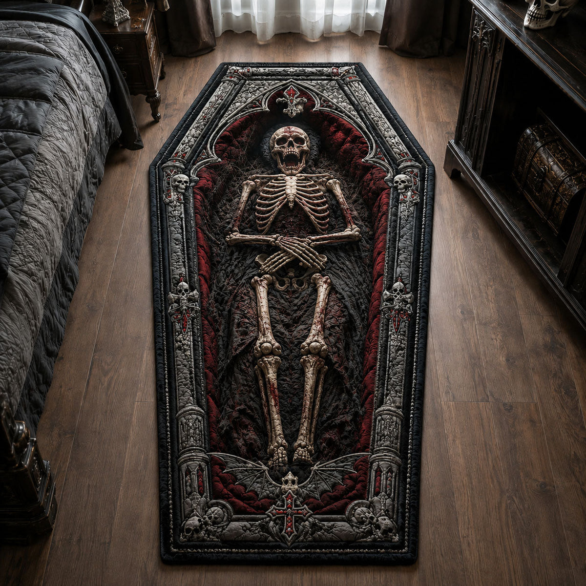 Design 2037 Custom Shape Area Rug - Nature Design | Die-Cut Non-Slip Rug - washable non-slip printed rug