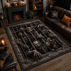 Design 20705 area rug in a living room