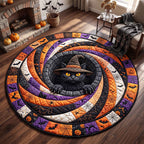 Design 20790 Round Mat Rug - Nature Design | Serene Home Decor (Design 1) - washable non-slip printed rug