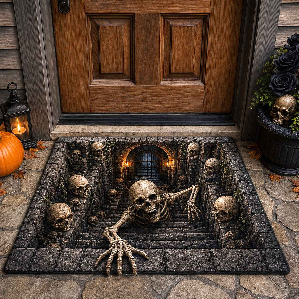Design 20879 Doormat - Nature Design | Printed Welcome Doormat - washable non-slip printed rug