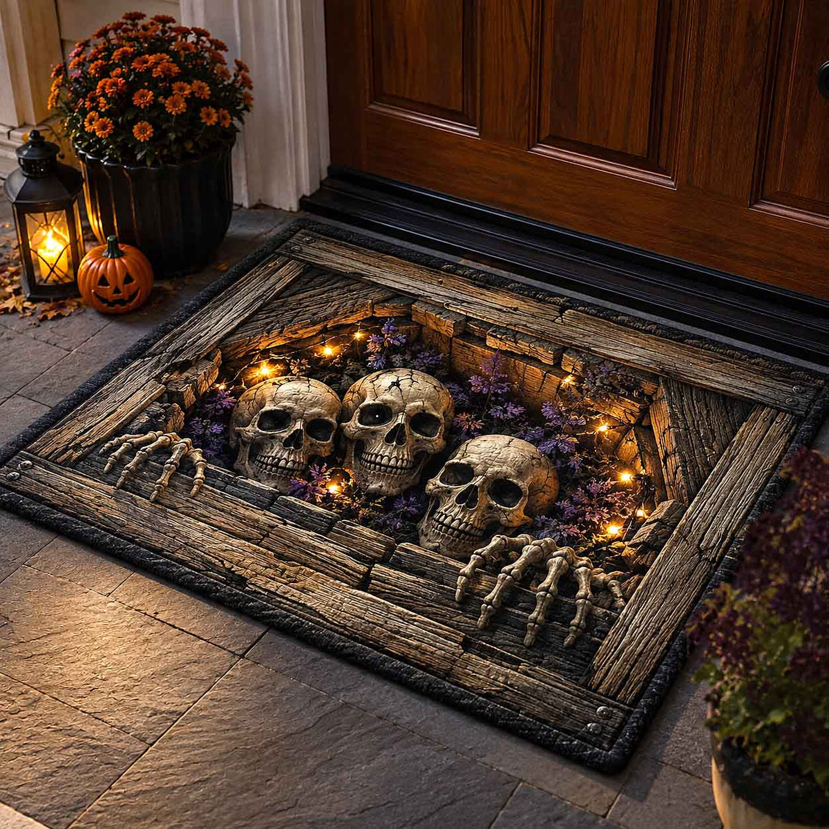 Design 20881 Doormat - Nature Design | Printed Welcome Doormat - washable non-slip printed rug