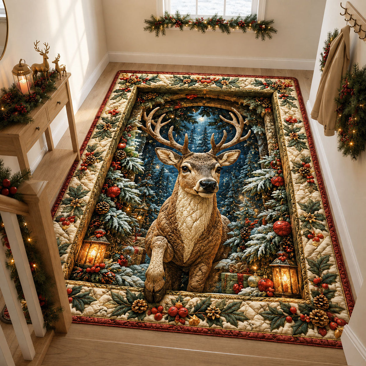 Design 2191 area rug in a living room