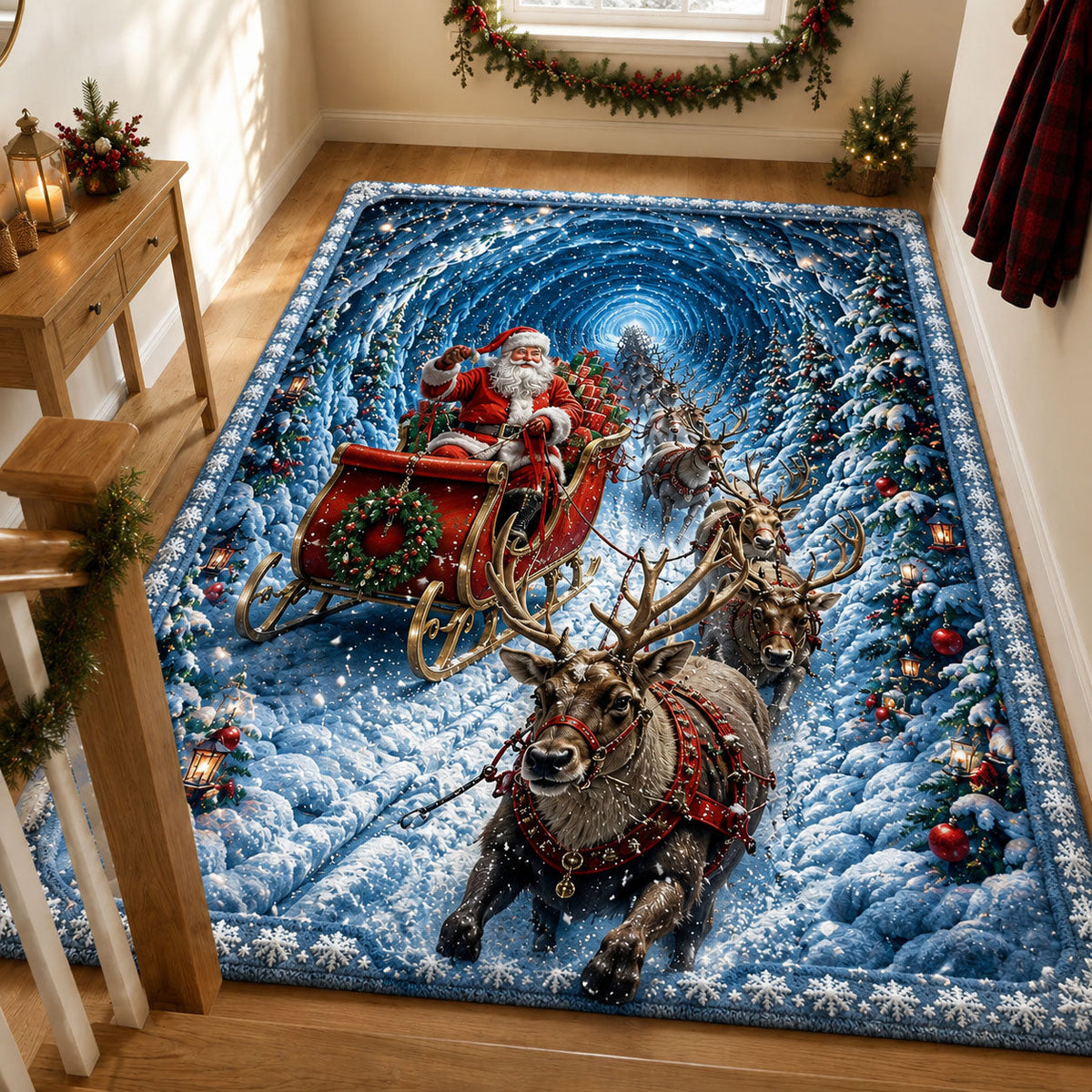 Design 2231 area rug in a living room