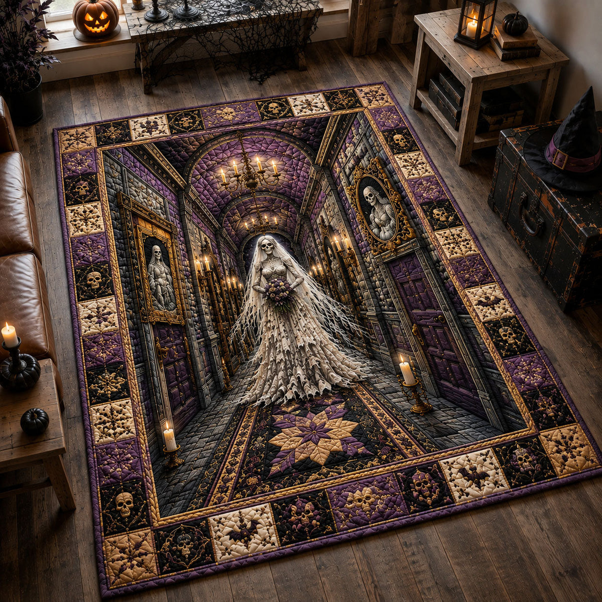 Design 2363 area rug in a living room