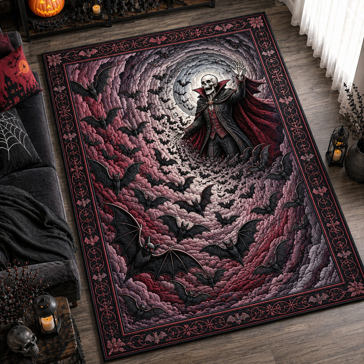 Design 2367 area rug in a living room