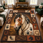Design 41 area rug in a living room