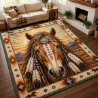 Design 42 area rug in a living room