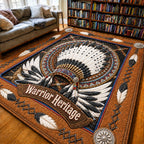 Design 44 area rug in a living room