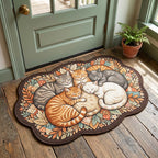 Design 4655 Custom Shape Area Rug - Nature Design | Die-Cut Non-Slip Rug - washable non-slip printed rug