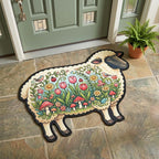Design 4663 Custom Shape Area Rug - Nature Design | Die-Cut Non-Slip Rug - washable non-slip printed rug