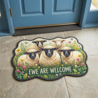 Design 4666 Custom Shape Area Rug - Nature Design | Die-Cut Non-Slip Rug - washable non-slip printed rug