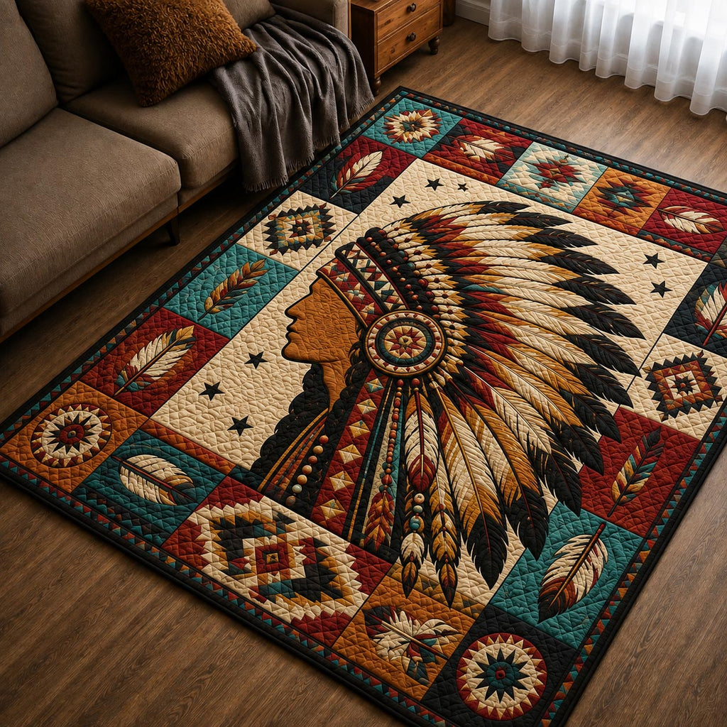 Design 46 area rug in a living room
