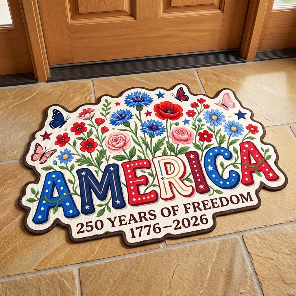 Design 4783 Custom Shape Area Rug - Nature Design | Die-Cut Non-Slip Rug - washable non-slip printed rug