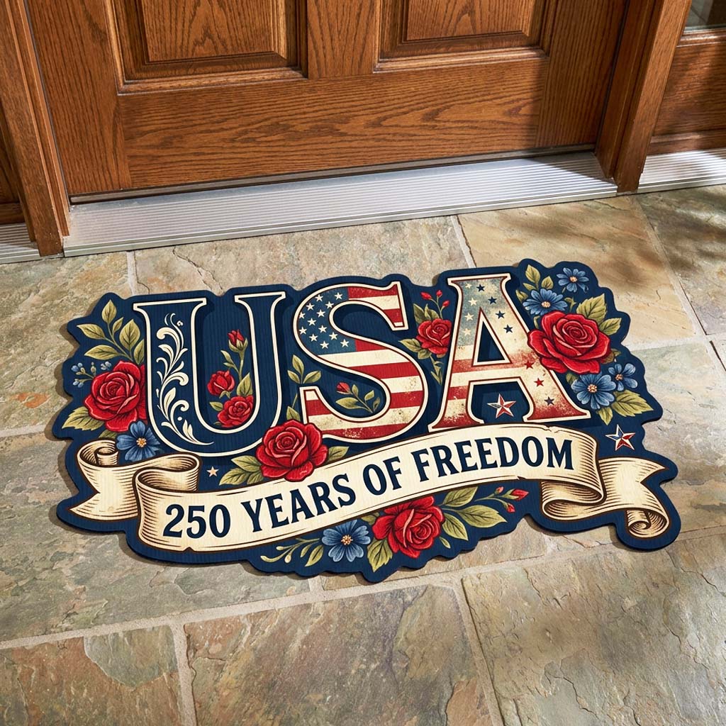 Design 4786 Custom Shape Area Rug - Nature Design | Die-Cut Non-Slip Rug - washable non-slip printed rug