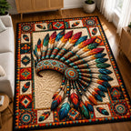 Design 48 area rug in a living room