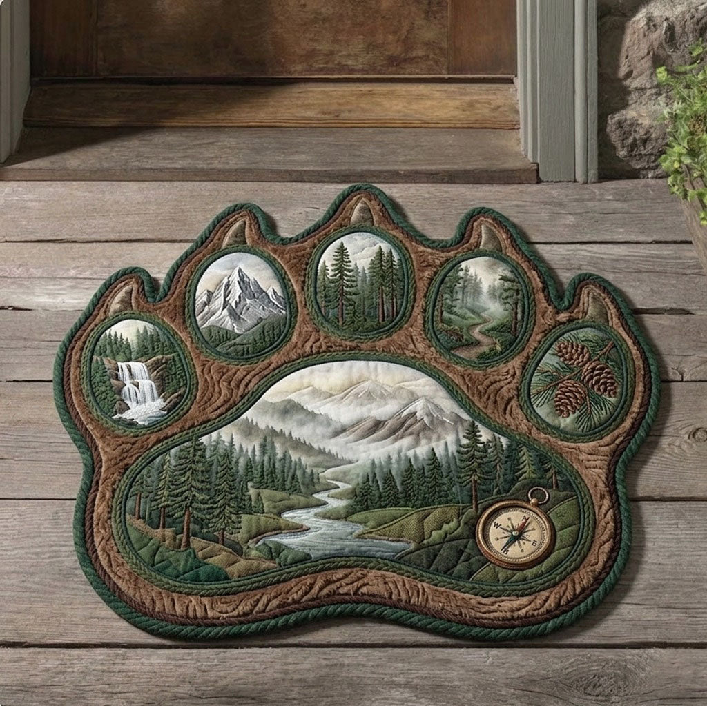 Design 65 Custom Shape Area Rug - Nature Design | Die-Cut Non-Slip Rug - washable non-slip printed rug