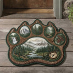 Design 65 Custom Shape Area Rug - Nature Design | Die-Cut Non-Slip Rug - washable non-slip printed rug