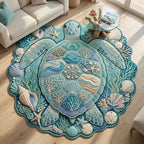 Design 864 Custom Shape Area Rug - Nature Design | Die-Cut Non-Slip Rug - washable non-slip printed rug