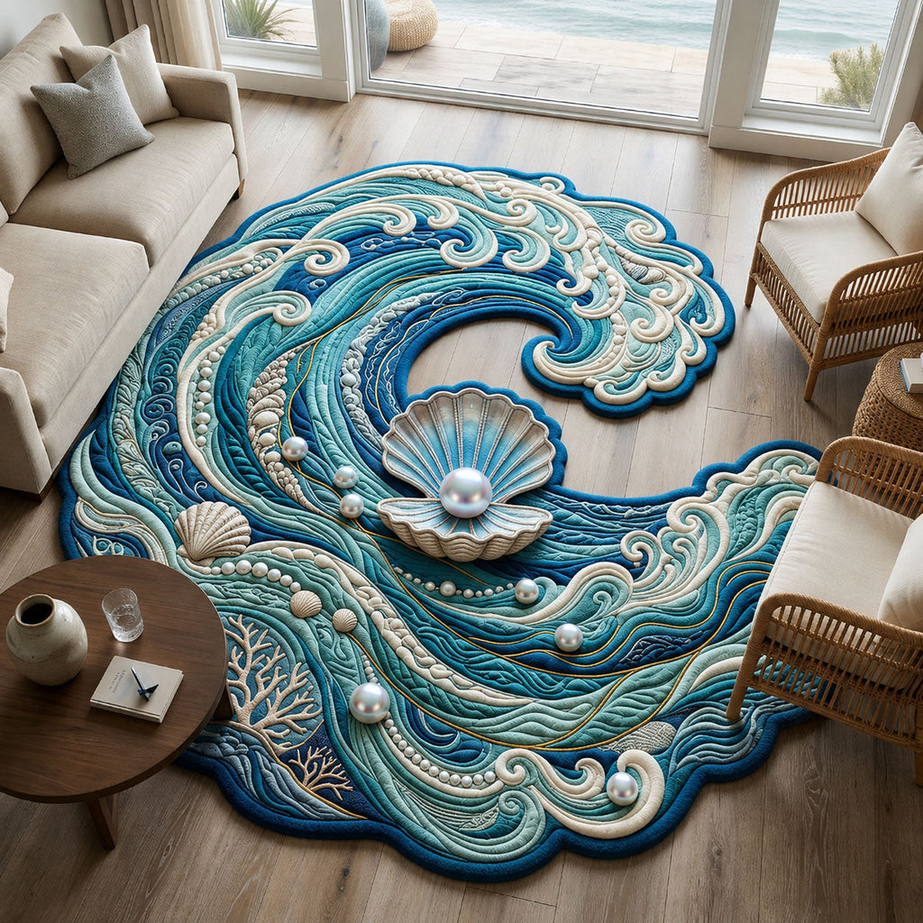 Design 868 Custom Shape Area Rug - Nature Design | Die-Cut Non-Slip Rug - washable non-slip printed rug