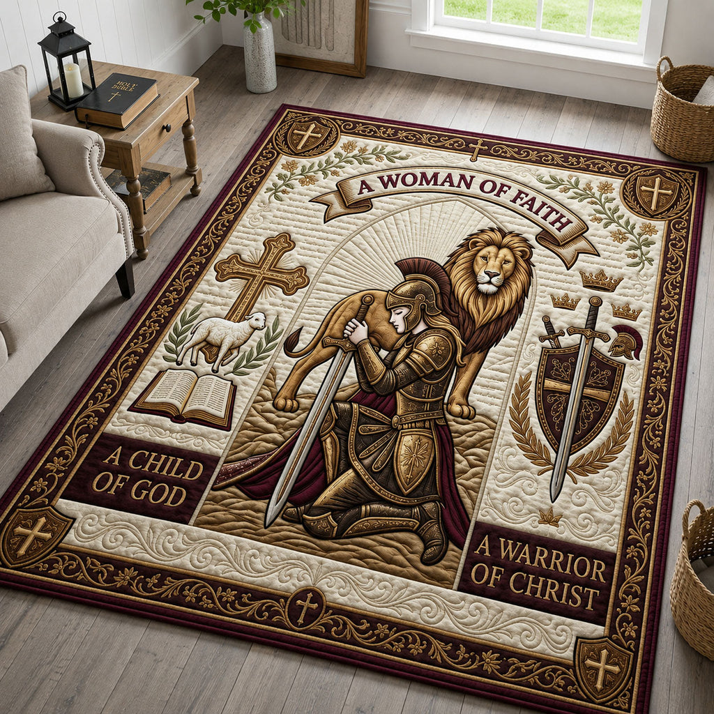 Design 973 area rug in a living room
