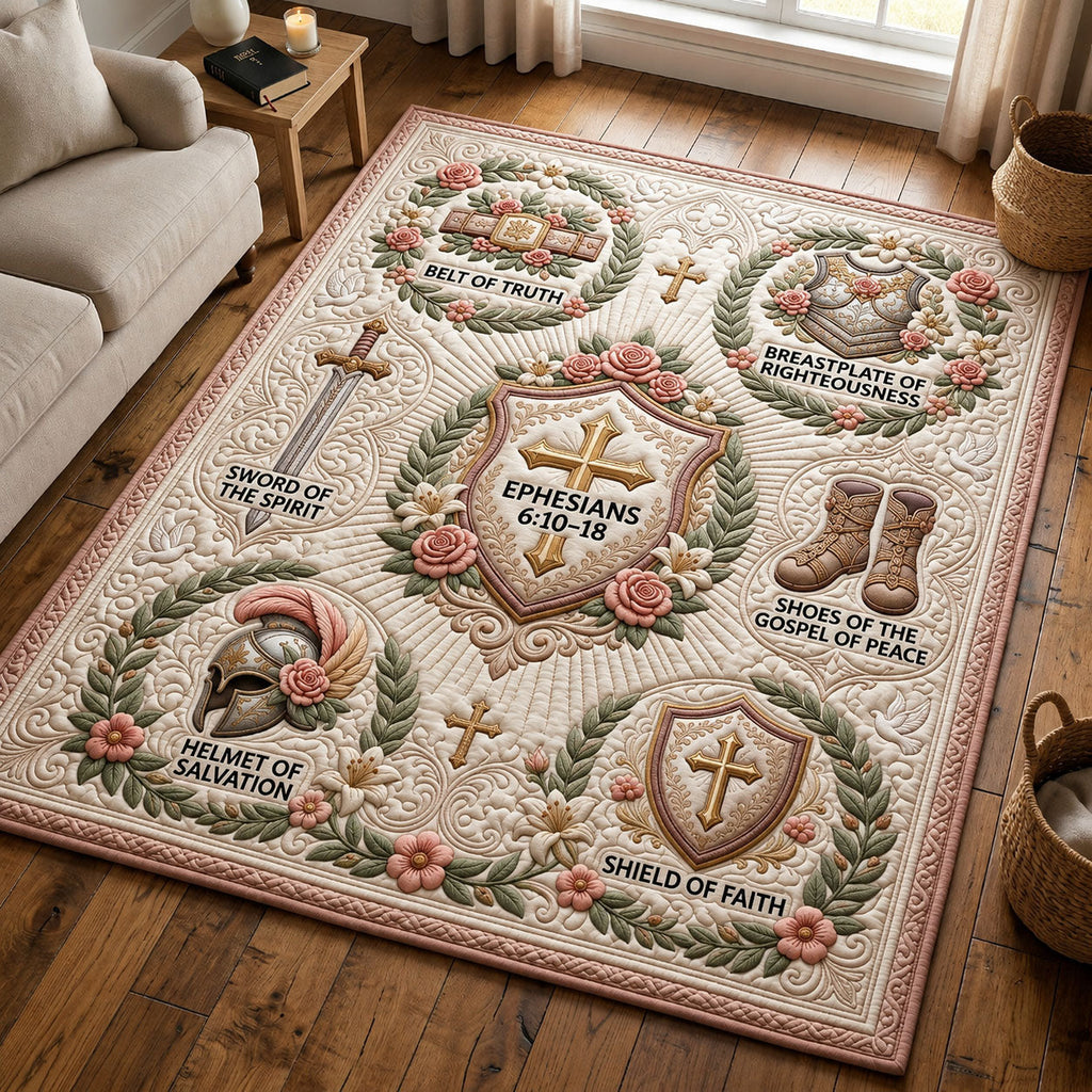 Design 974 area rug in a living room