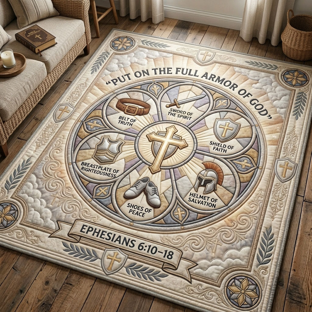 Design 978 area rug in a living room