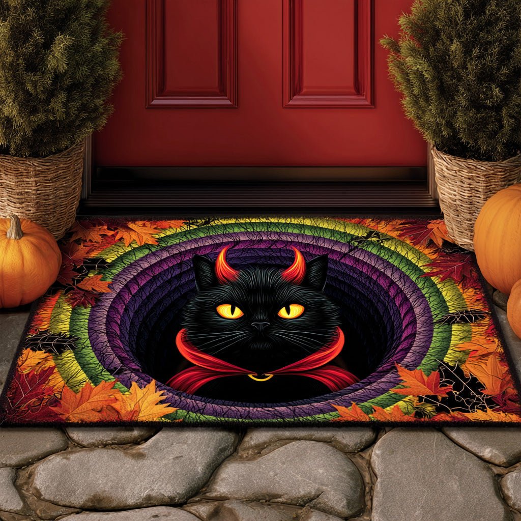 Devil Whiskers Doormat - Nature Design | Printed Welcome Doormat