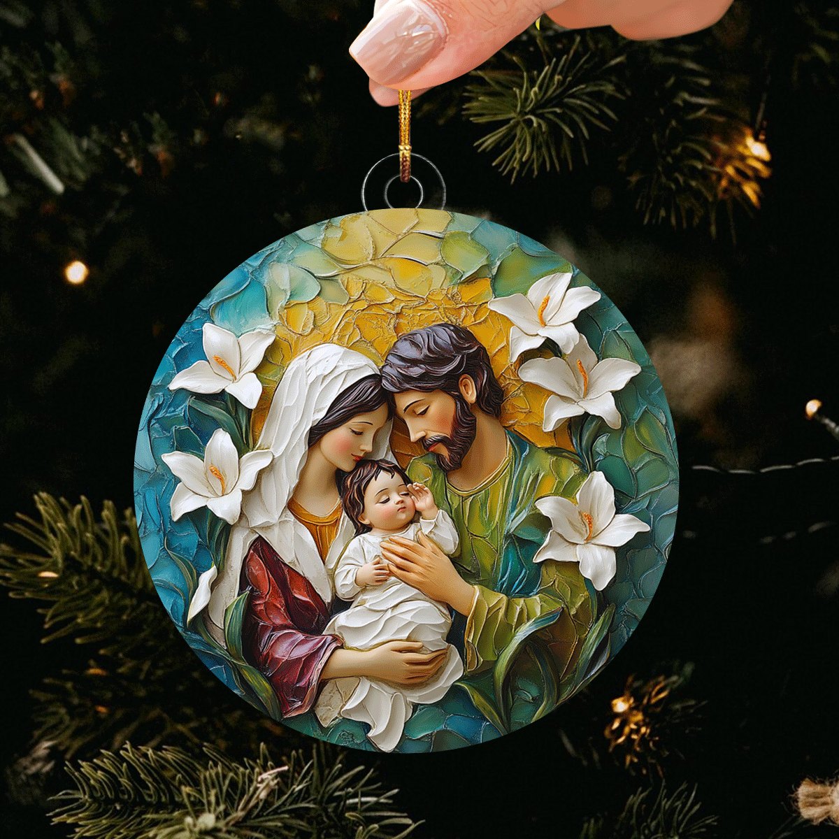 Divine Love Christmas Ornament
