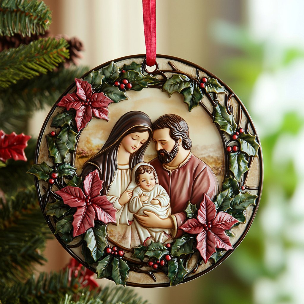 Cheerful Bird Song Christmas Ornament