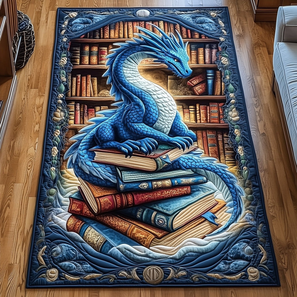 Dragon And Book Runner Rug - Nature Design | Serene Runner Rug