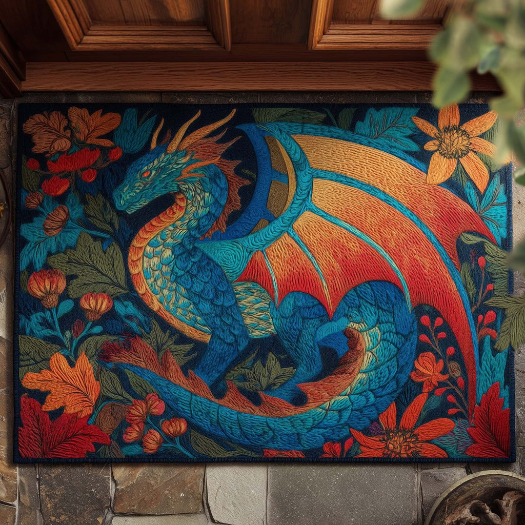 Dragon Doormat - Cute Animal Design | Printed Welcome Doormat