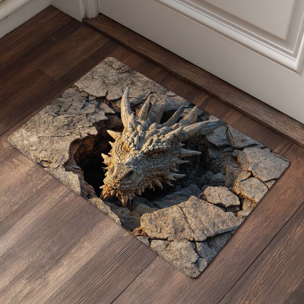 Dragon Doormat - Cute Animal Design | Printed Welcome Doormat