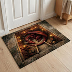 Dragon Lair Doormat - Cute Animal Design | Printed Welcome Doormat