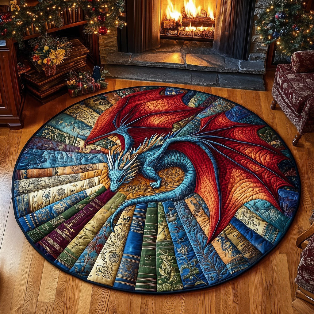 Dragon Round Mat Rug - Nature Design | Serene Home Decor