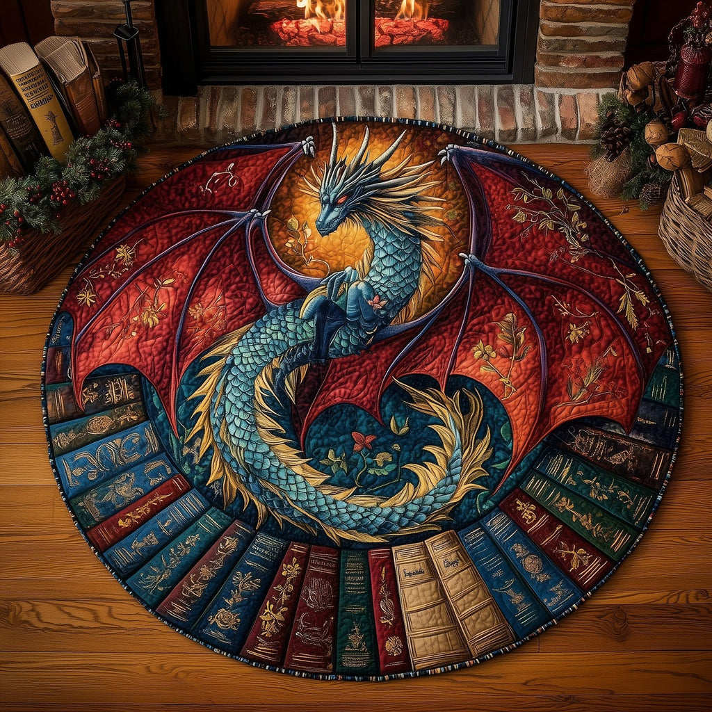 Dragon Round Mat Rug - Nature Design | Serene Home Decor