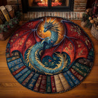 Dragon Round Mat Rug - Nature Design | Serene Home Decor