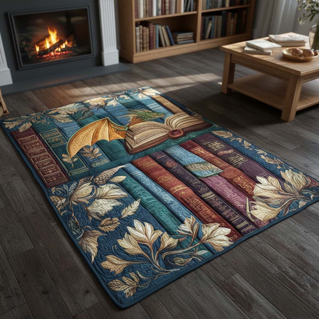 Dragon of Lore area rug in a living room