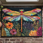 Dragonfly Dreams Doormat - Cute Animal Design | Printed Welcome Doormat
