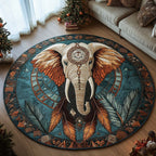 Dream Guardian Round Mat Rug - washable non-slip printed rug
