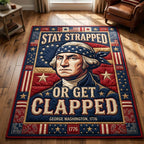 Dream Team 1776 area rug in a living room