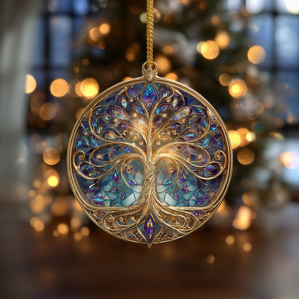 Dreamy Tree of Life Christmas Ornament