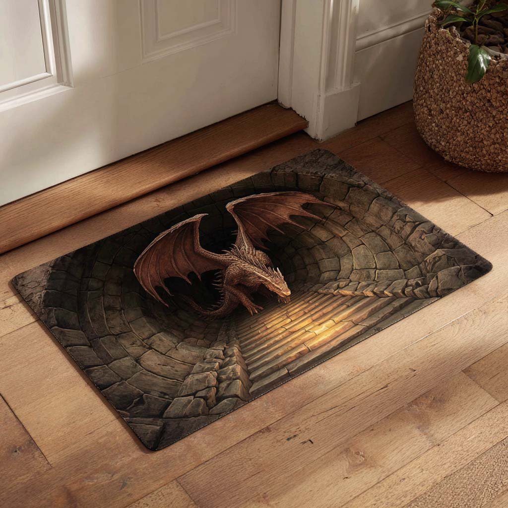 Dungeon Flame Doormat - Nature Design | Printed Welcome Doormat