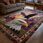 Eagle Glory area rug in a living room