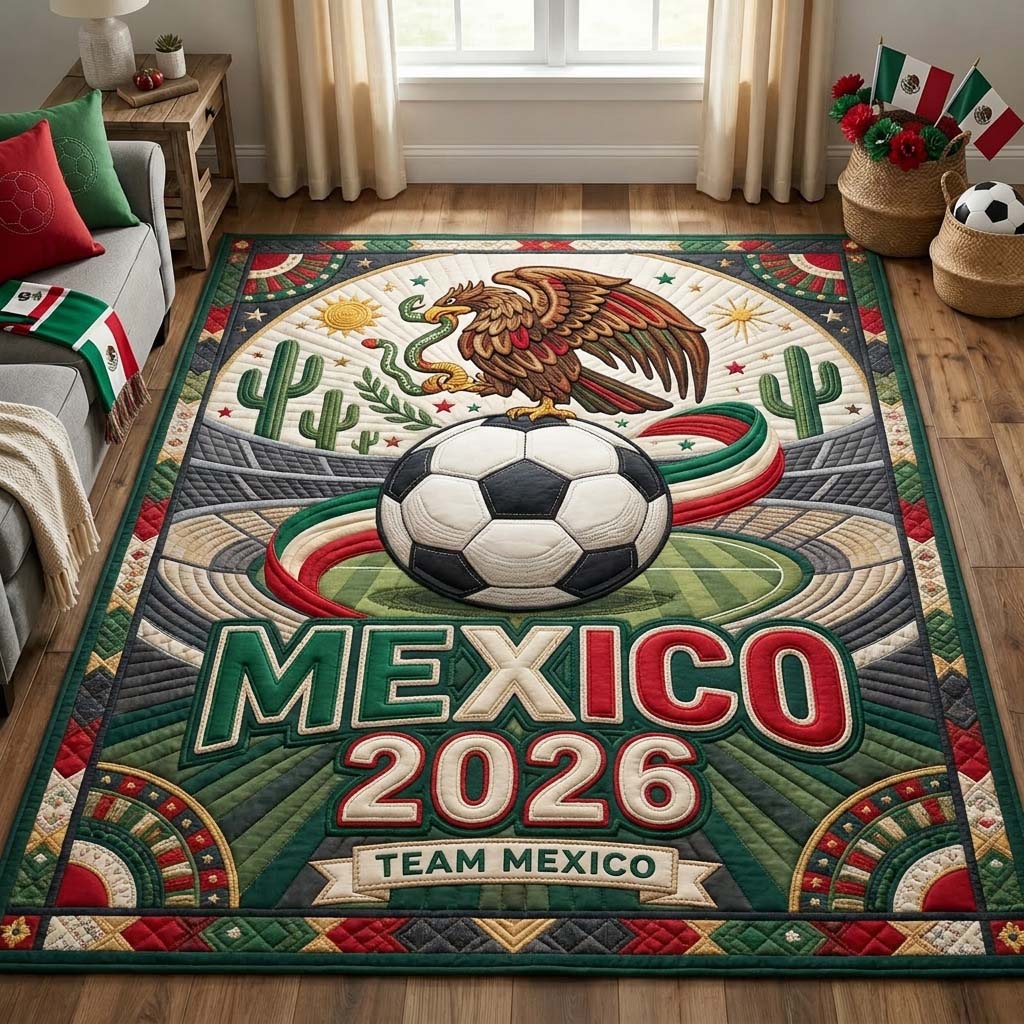 Eagle Spirit area rug in a living room